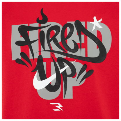 Big Kids' Fired Up Graffiti T-Shirt  | Red
