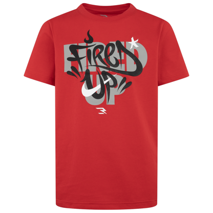 Big Kids' Fired Up Graffiti T-Shirt  | Red