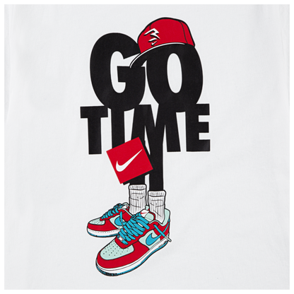 Big Kids' Go Time Capmando T-Shirt   | White