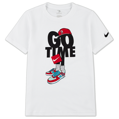 Big Kids' Go Time Capmando T-Shirt   | White