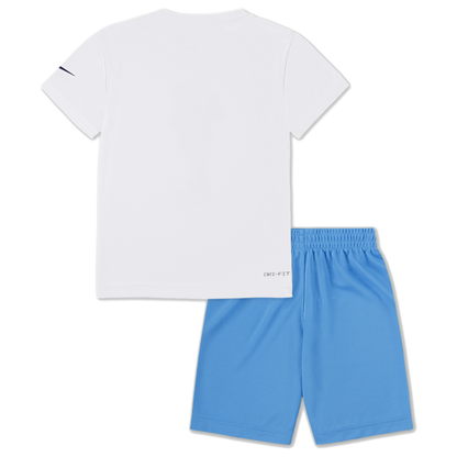 Toddler All In Dri Fit T-Shirt and Shorts Set  | White