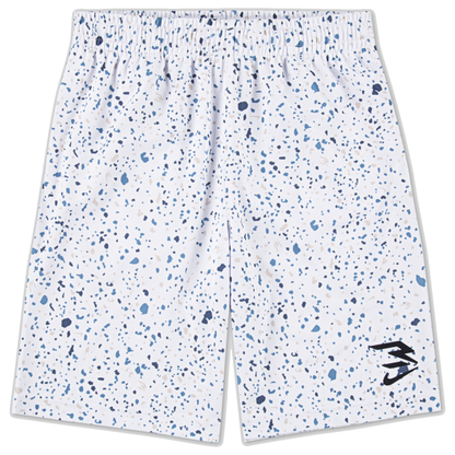 Big Kids' Printed Mesh Shorts  | White