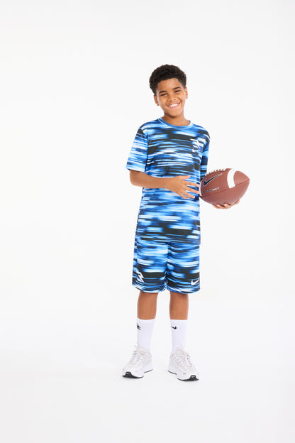 Big Kids' Dri-FIT Speed Blur Print T-Shirt | University Blue