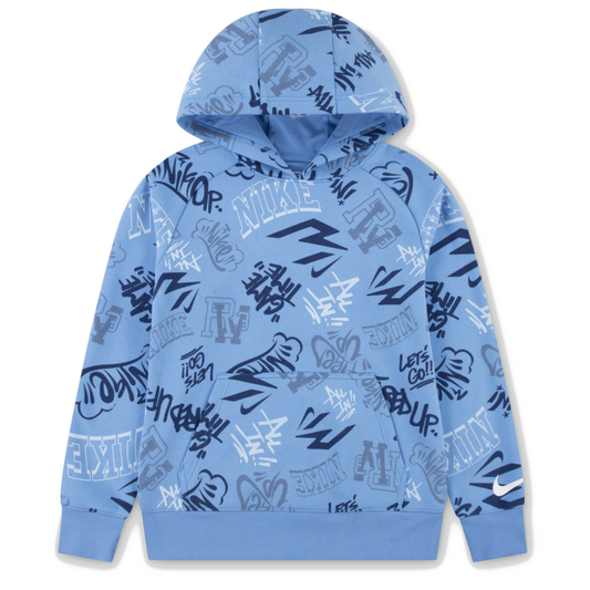 Big Kids' Graffiti Tag Hoodie | University Blue