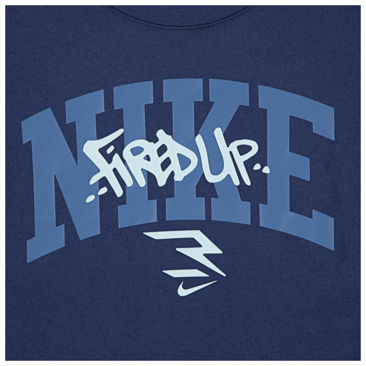 Big Kids' Graffiti Tag Lockup T-Shirt | Midnight Navy