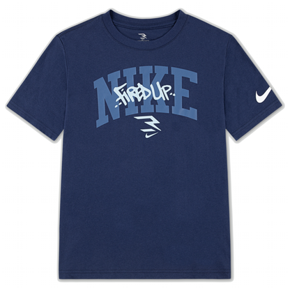 Big Kids' Graffiti Tag Lockup T-Shirt | Midnight Navy
