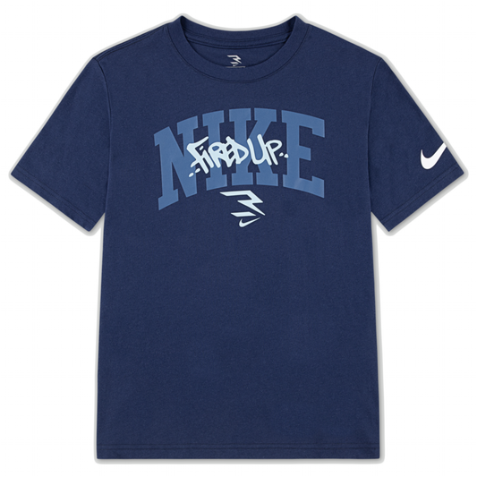 Big Kids' Graffiti Tag Lockup T-Shirt | Midnight Navy