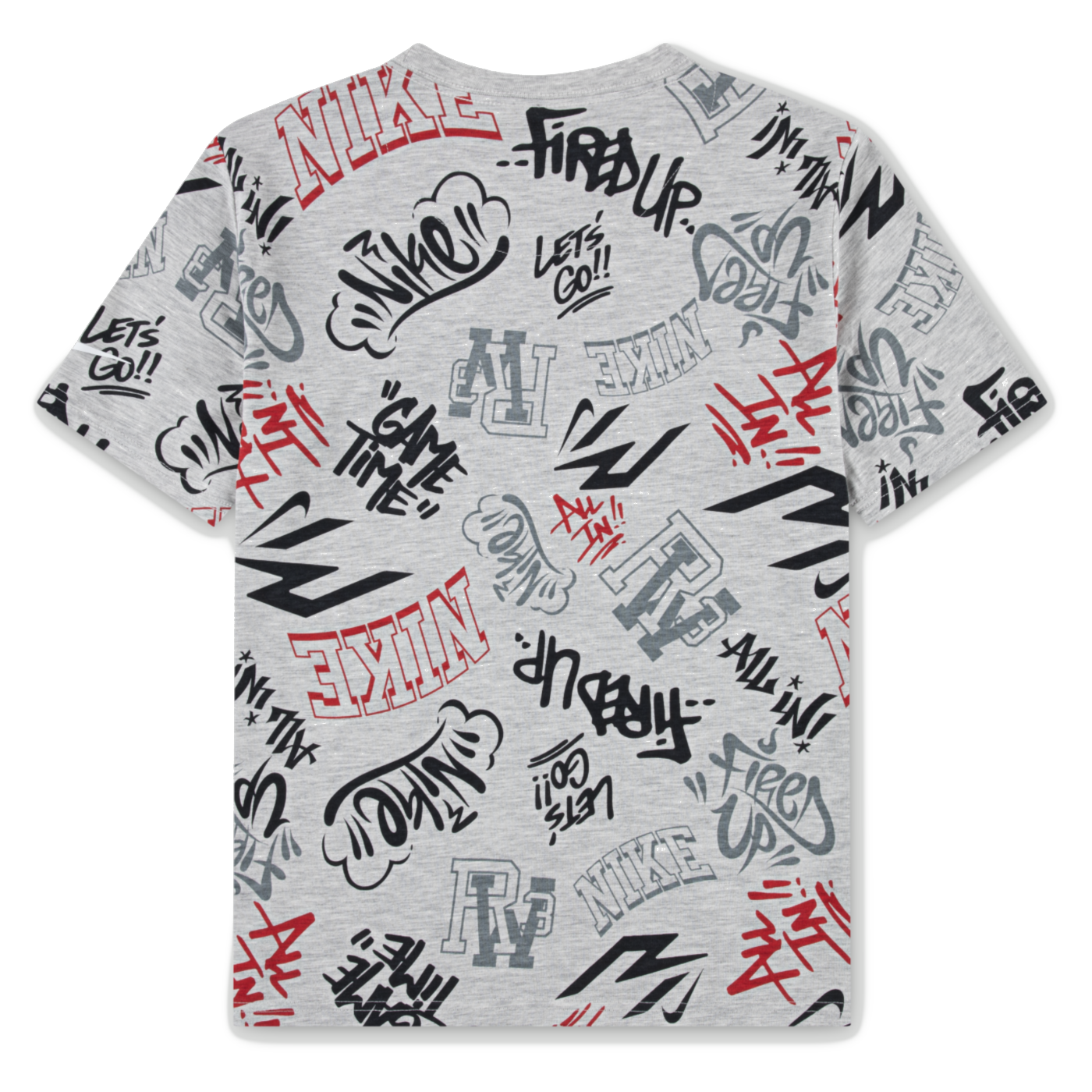 Big Kids' Graffiti Tag T-Shirt | Grey Heather