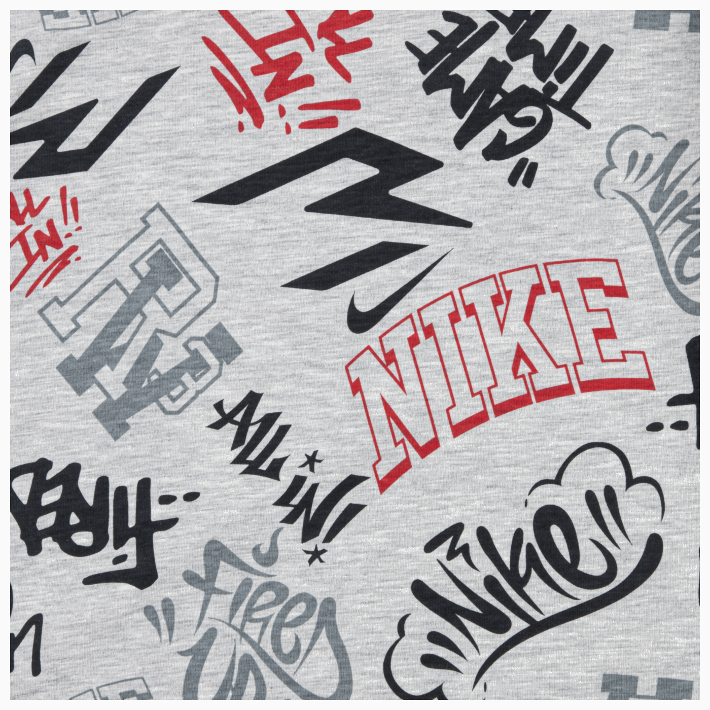 Big Kids' Graffiti Tag T-Shirt | Grey Heather