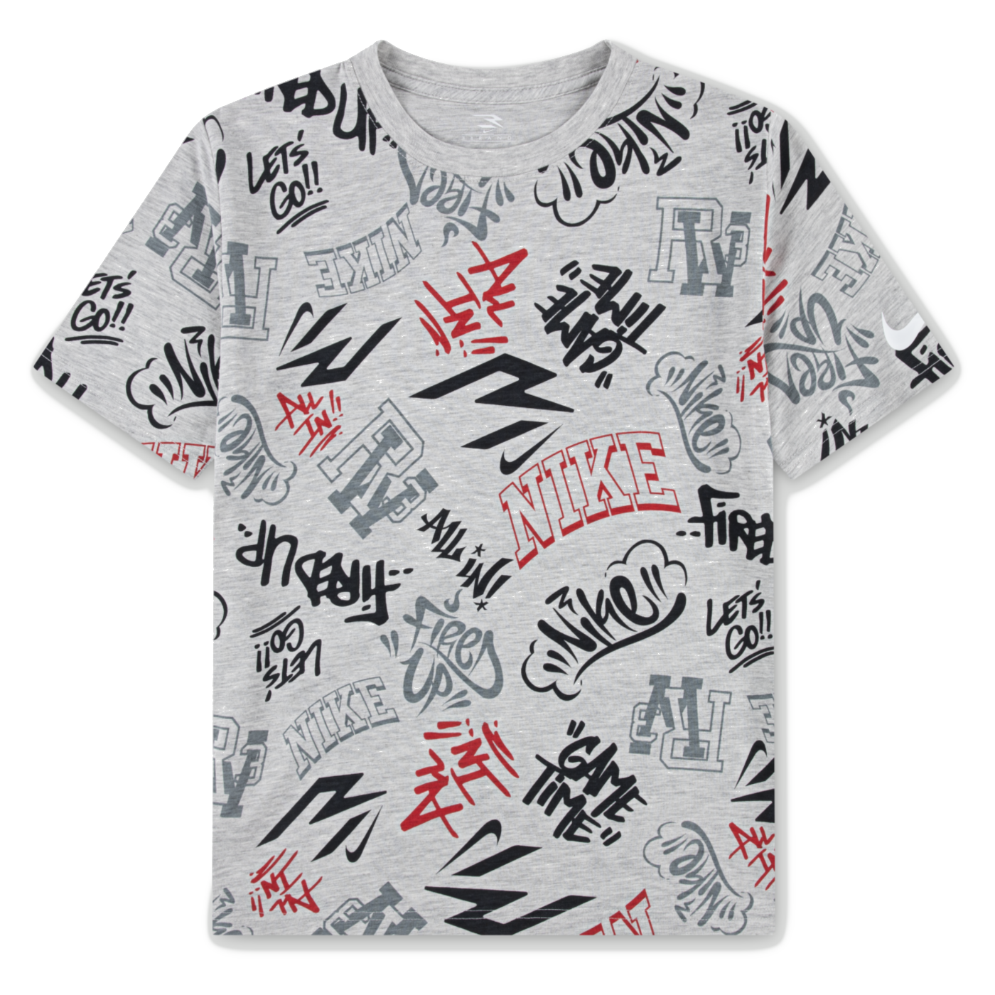 Big Kids' Graffiti Tag T-Shirt | Grey Heather