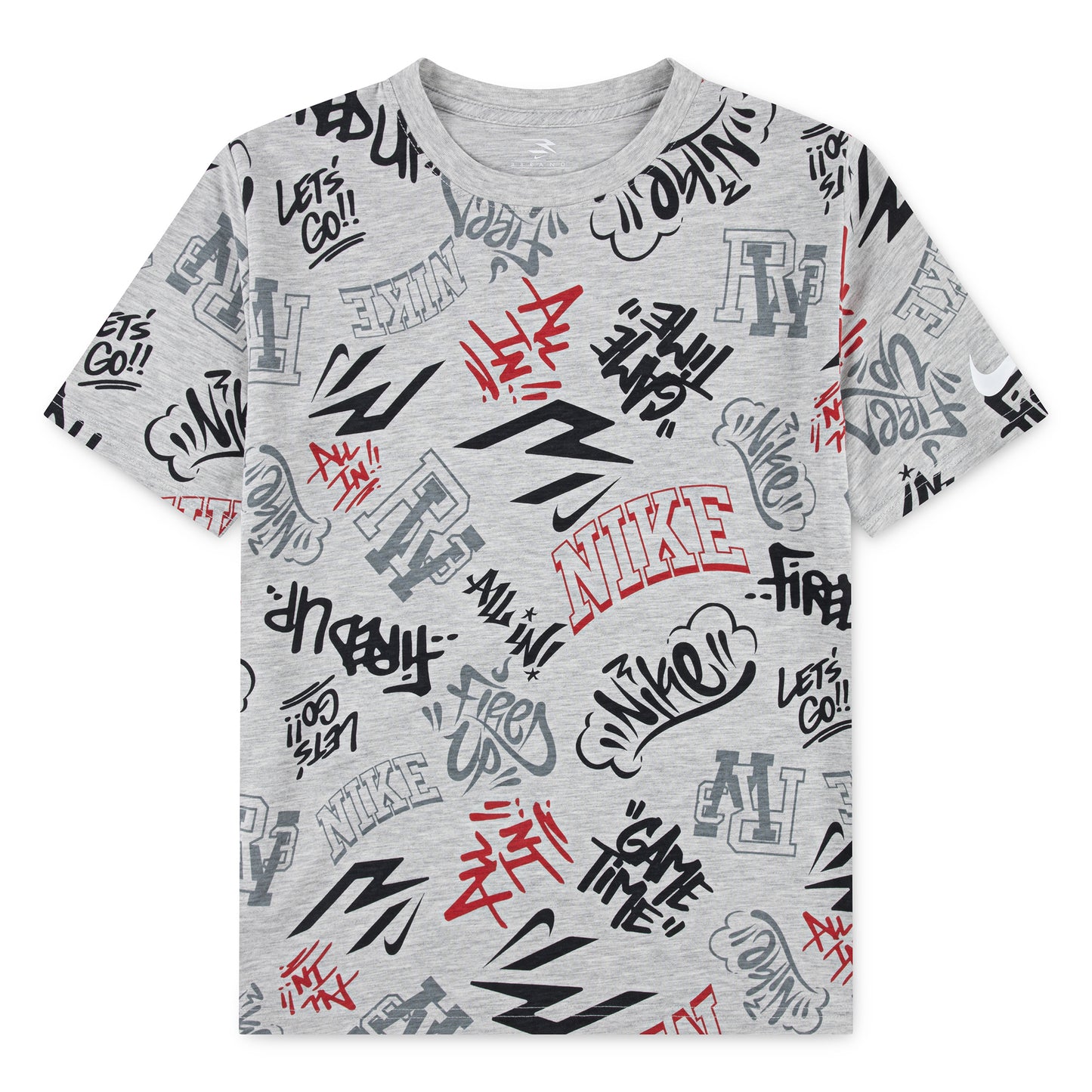 Big Kids' Graffiti Tag T-Shirt | Grey Heather