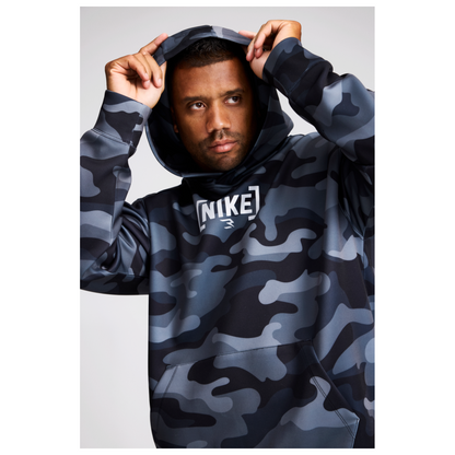 Big Kids' 3ssentials Camo Hoodie | Black