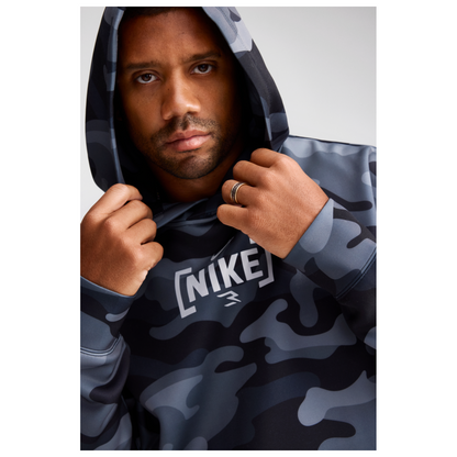 Big Kids' 3ssentials Camo Hoodie | Black