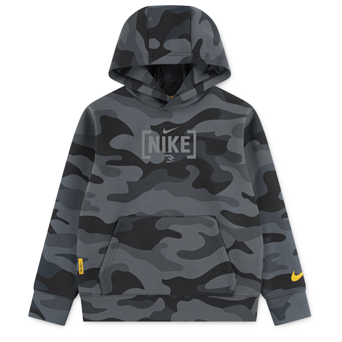 Big Kids' 3ssentials Camo Hoodie | Black