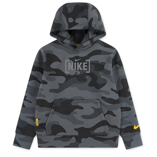 Big Kids' 3ssentials Camo Hoodie | Black