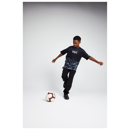 Big Kids' Mesh Camo Panel Tee | Black