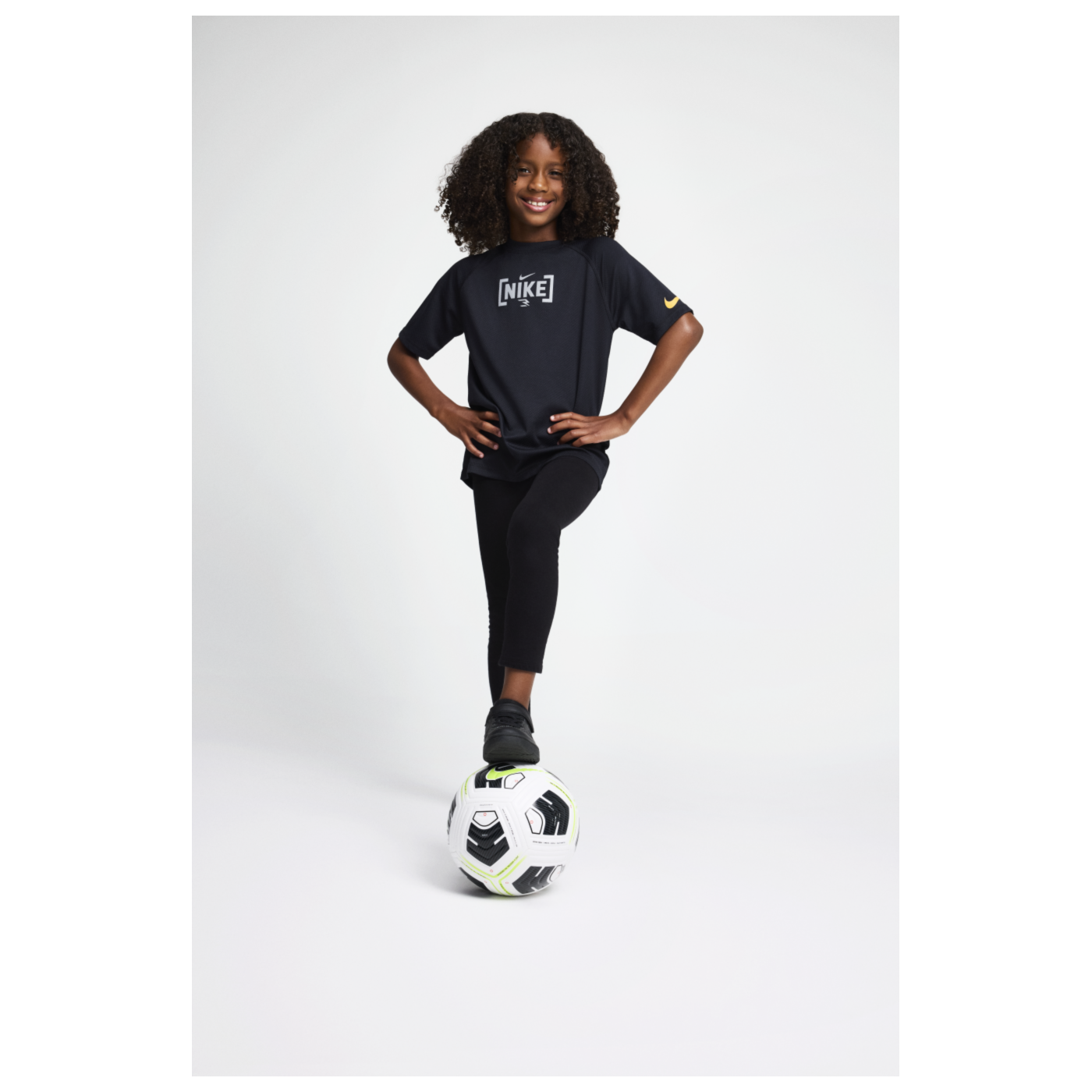 Big Kids' Mesh Tee | Black