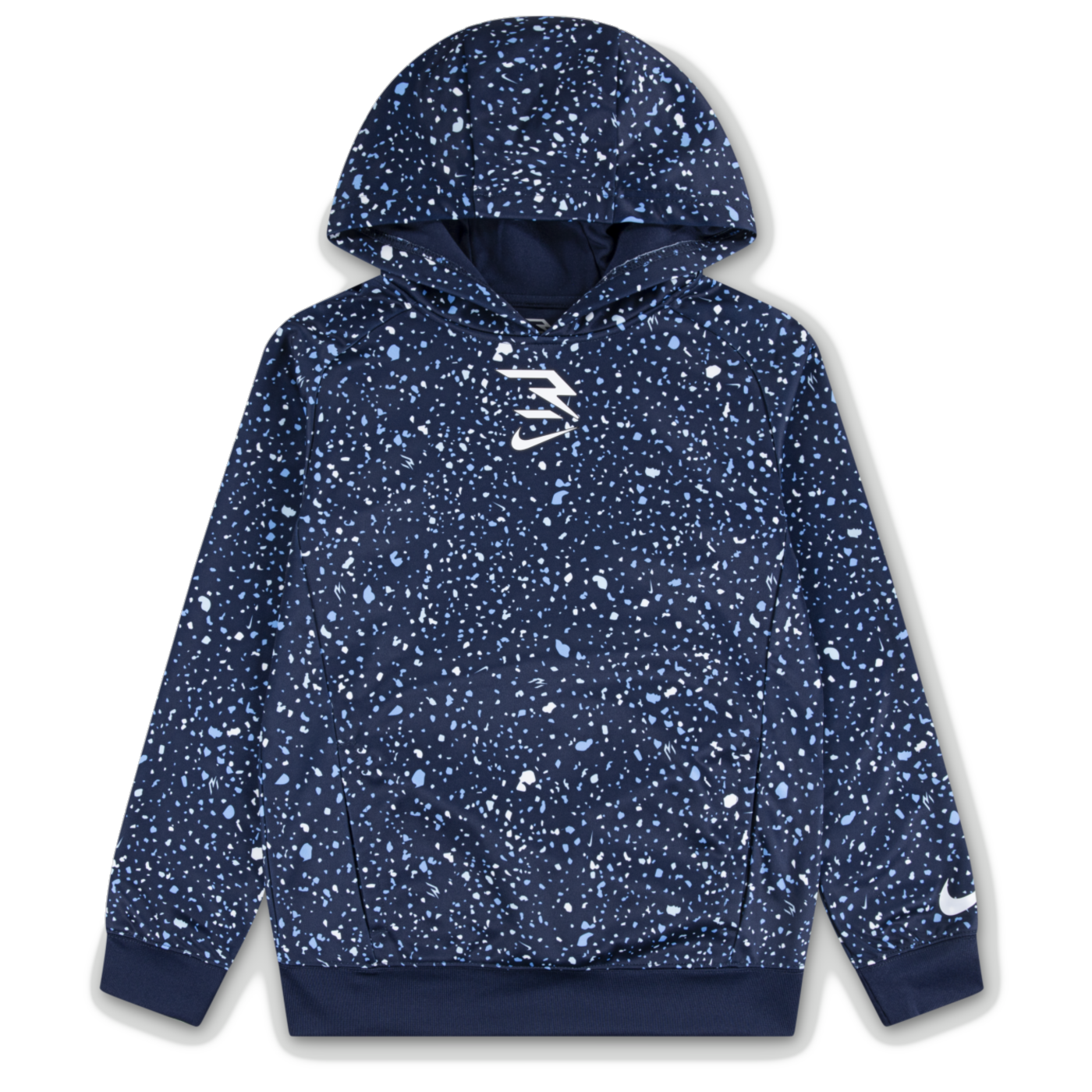 Big Kids' Therma-FIT Splatter Hoodie Midnight Navy – 3BRAND