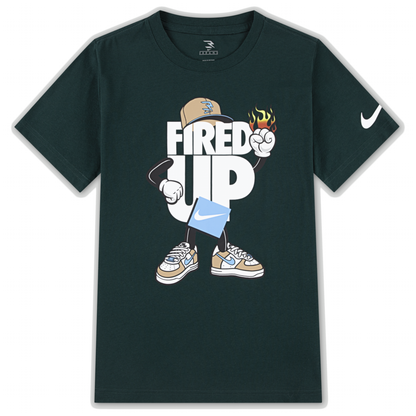 Big Kids' "Fired Up" Capman T-Shirt | Night Jungle