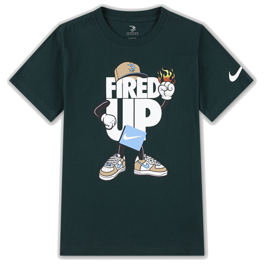 Big Kids' "Fired Up" Capman T-Shirt | Night Jungle
