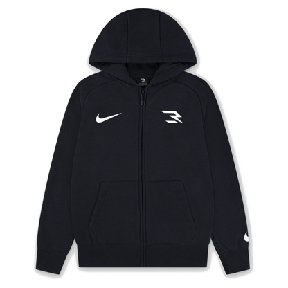 Big Kids' Fleece Full-Zip Hoodie | Black