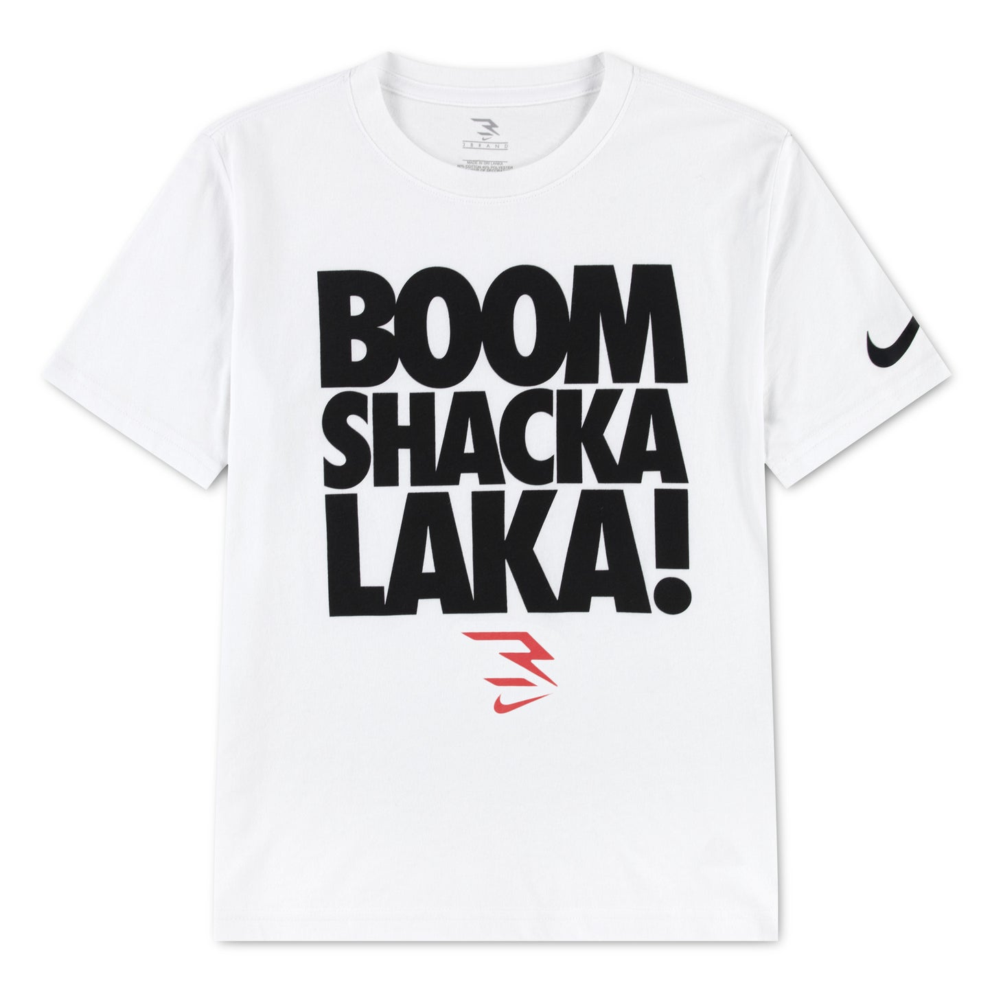 Big Kids' Boom T-Shirt | White