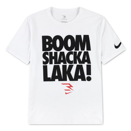 Big Kids' Boom T-Shirt | White