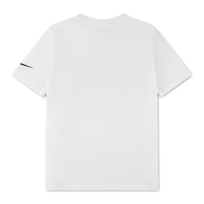 Big Kids' Boxed Swoosh T-Shirt | White