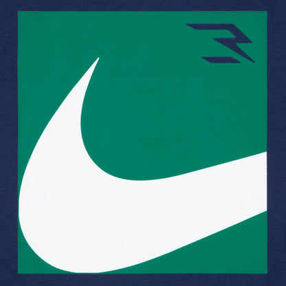 Big Kids' Boxed Swoosh T-Shirt | Midnight Navy