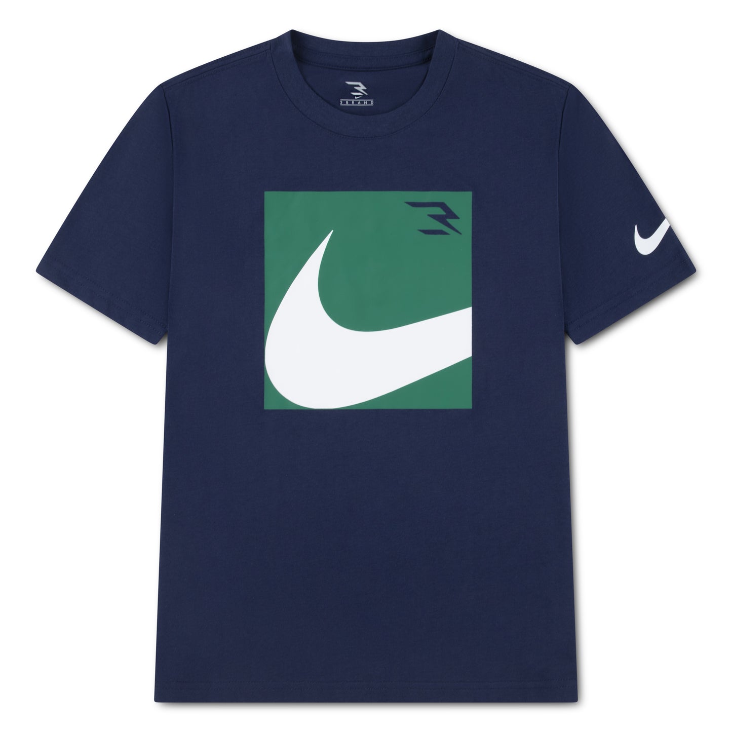 Big Kids' Boxed Swoosh T-Shirt | Midnight Navy