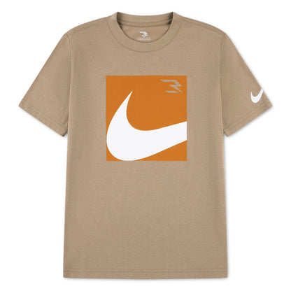 Big Kids' Boxed Swoosh T-Shirt | Hemp