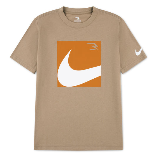 Big Kids' Boxed Swoosh T-Shirt | Hemp