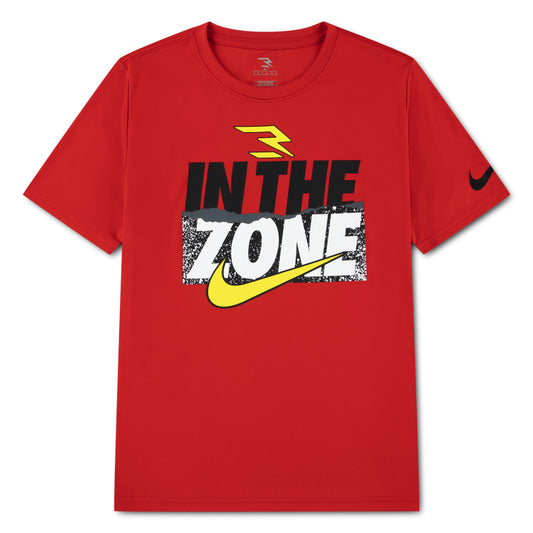 Big Kids' Dri-FIT "In The Zone" T-Shirt | University Red