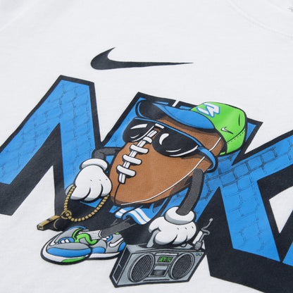 Big Kids' Capmando Baller T-Shirt | White