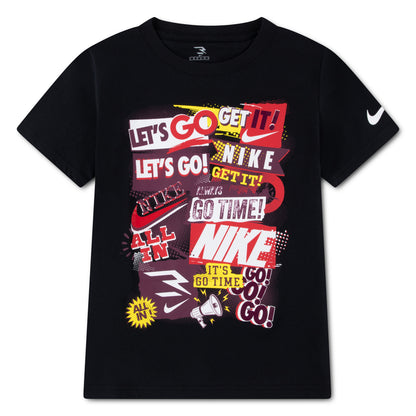 Big Kids' Collage T-Shirt | Black