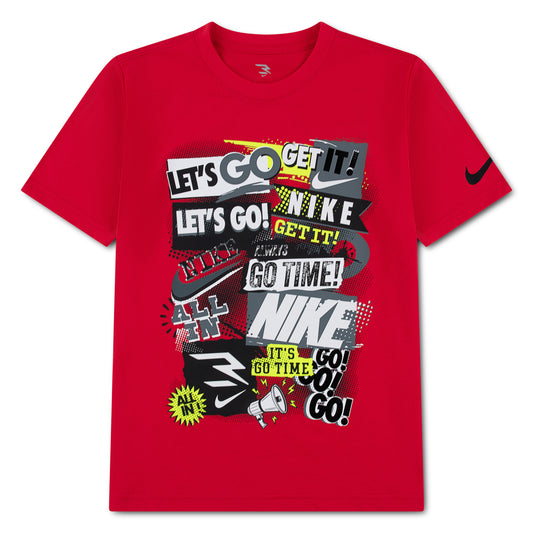 Big Kids' Collage T-Shirt | University Red