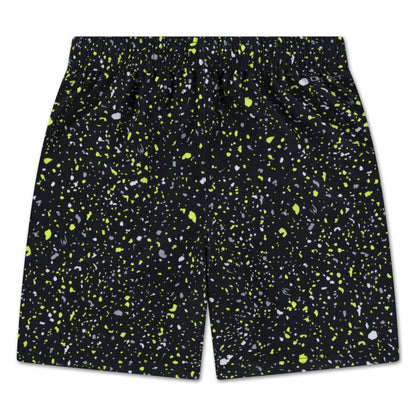 Big Kids' Dri-FIT Splatter Shorts | Black/Volt