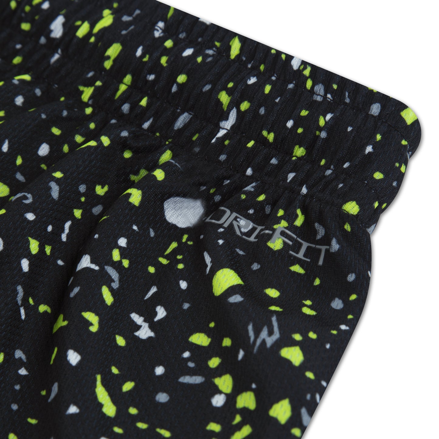 Big Kids' Dri-FIT Splatter Shorts | Black/Volt