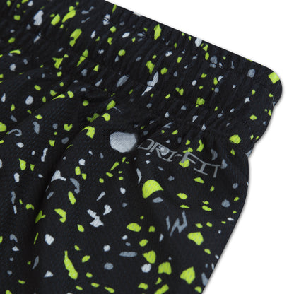 Big Kids' Dri-FIT Splatter Shorts | Black/Volt
