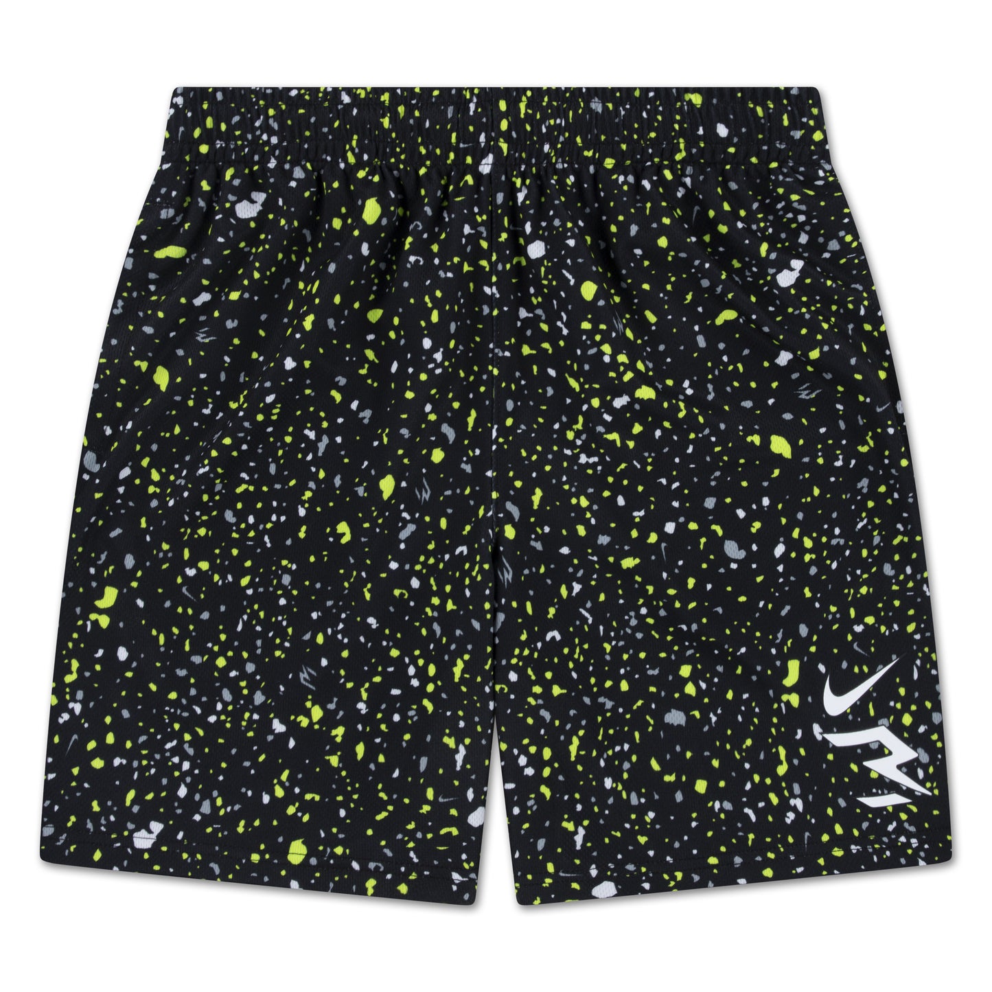 Big Kids' Dri-FIT Splatter Shorts | Black/Volt
