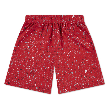 Big Kids' Dri-FIT Splatter Shorts | University Red/Black