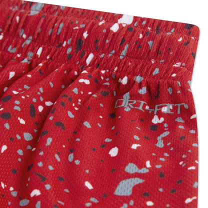 Big Kids' Dri-FIT Splatter Shorts | University Red/Black