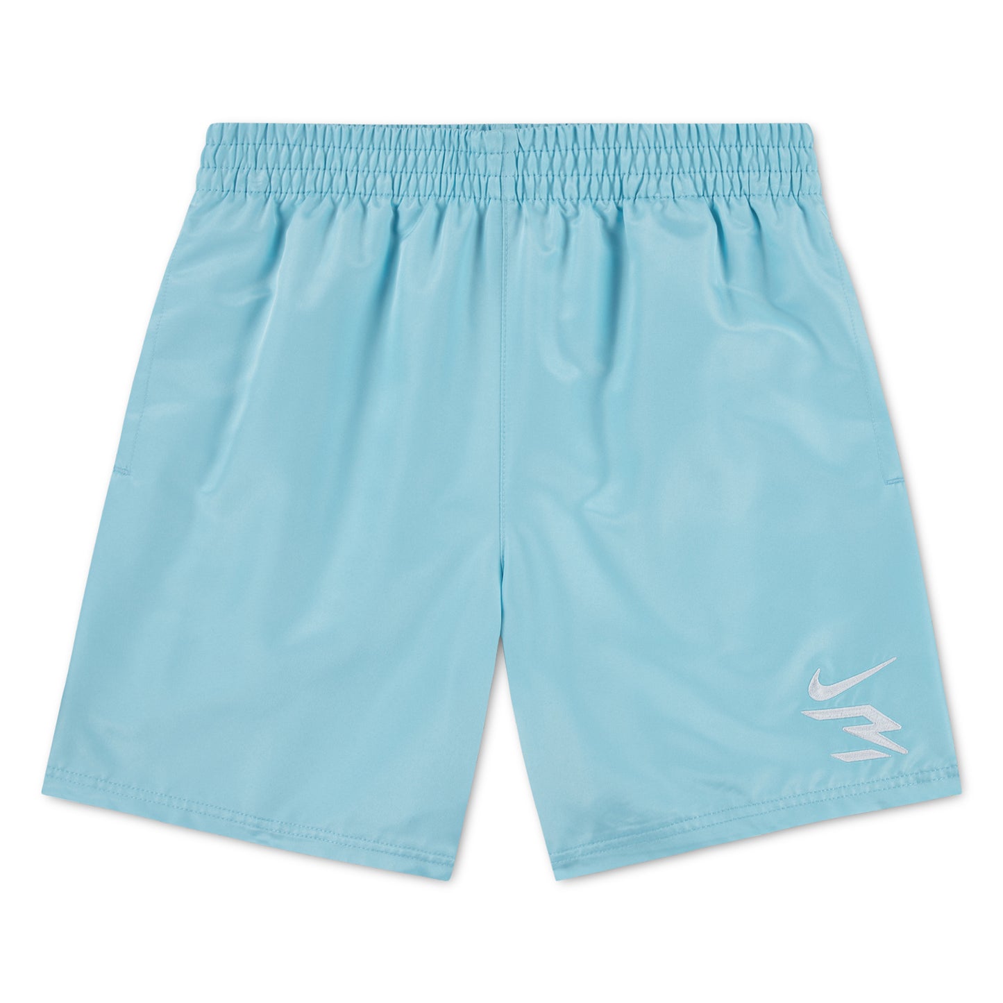 Big Kids' Lockup Defense Badge Shorts | Still Blue