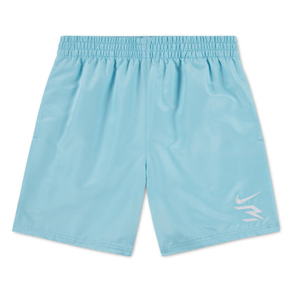 Big Kids' Lockup Defense Badge Shorts | Still Blue