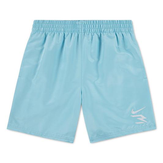 Big Kids' Lockup Defense Badge Shorts | Still Blue