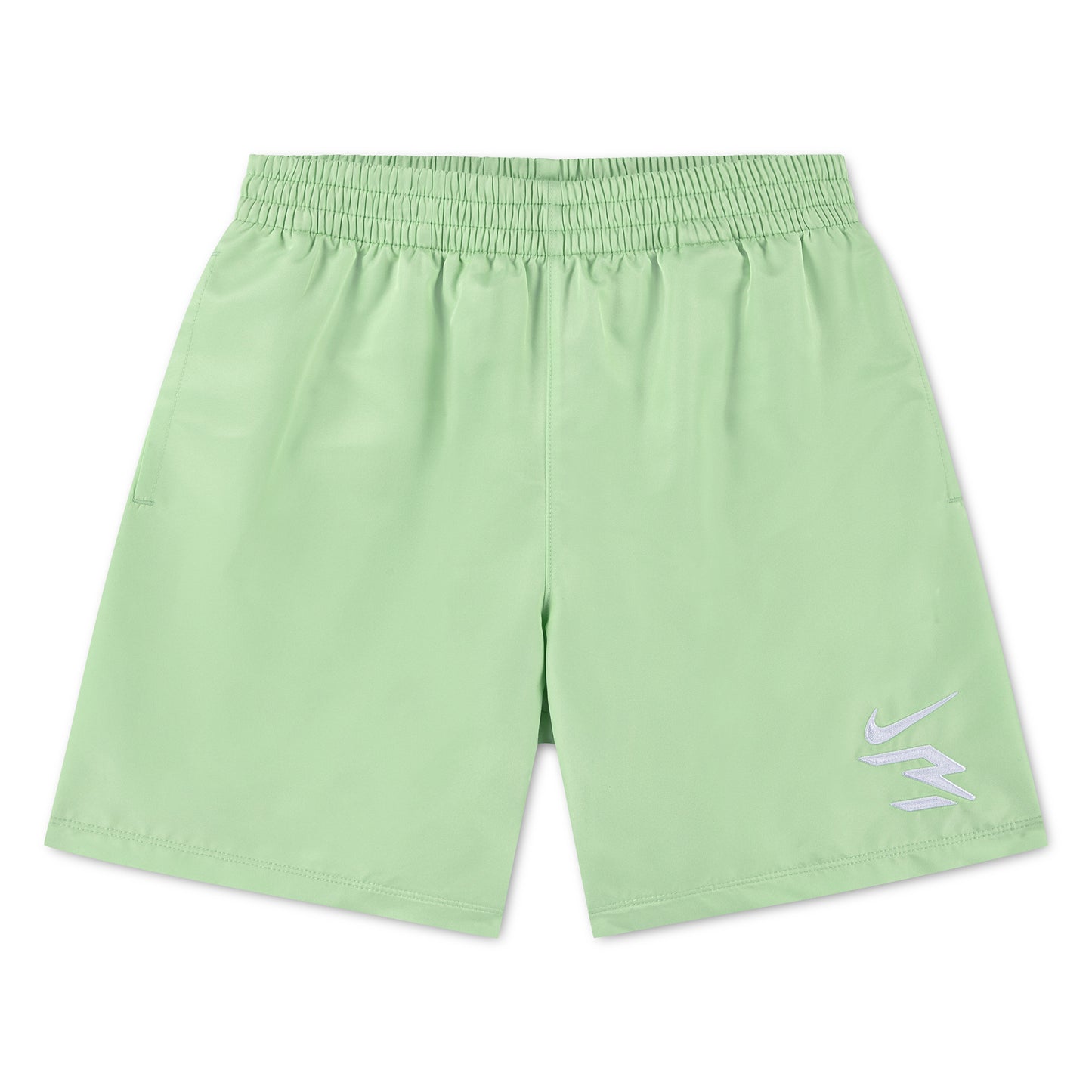 Big Kids' Lockup Defense Badge Shorts | Faded Green