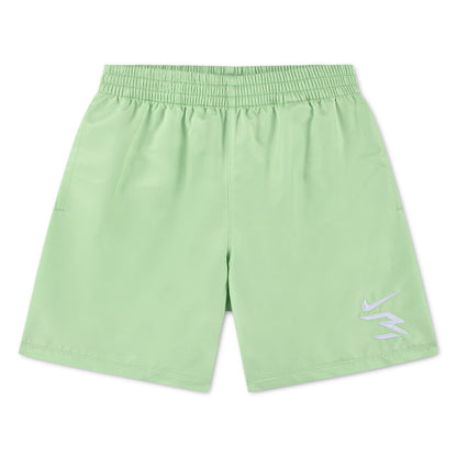 Big Kids' Lockup Defense Badge Shorts | Faded Green