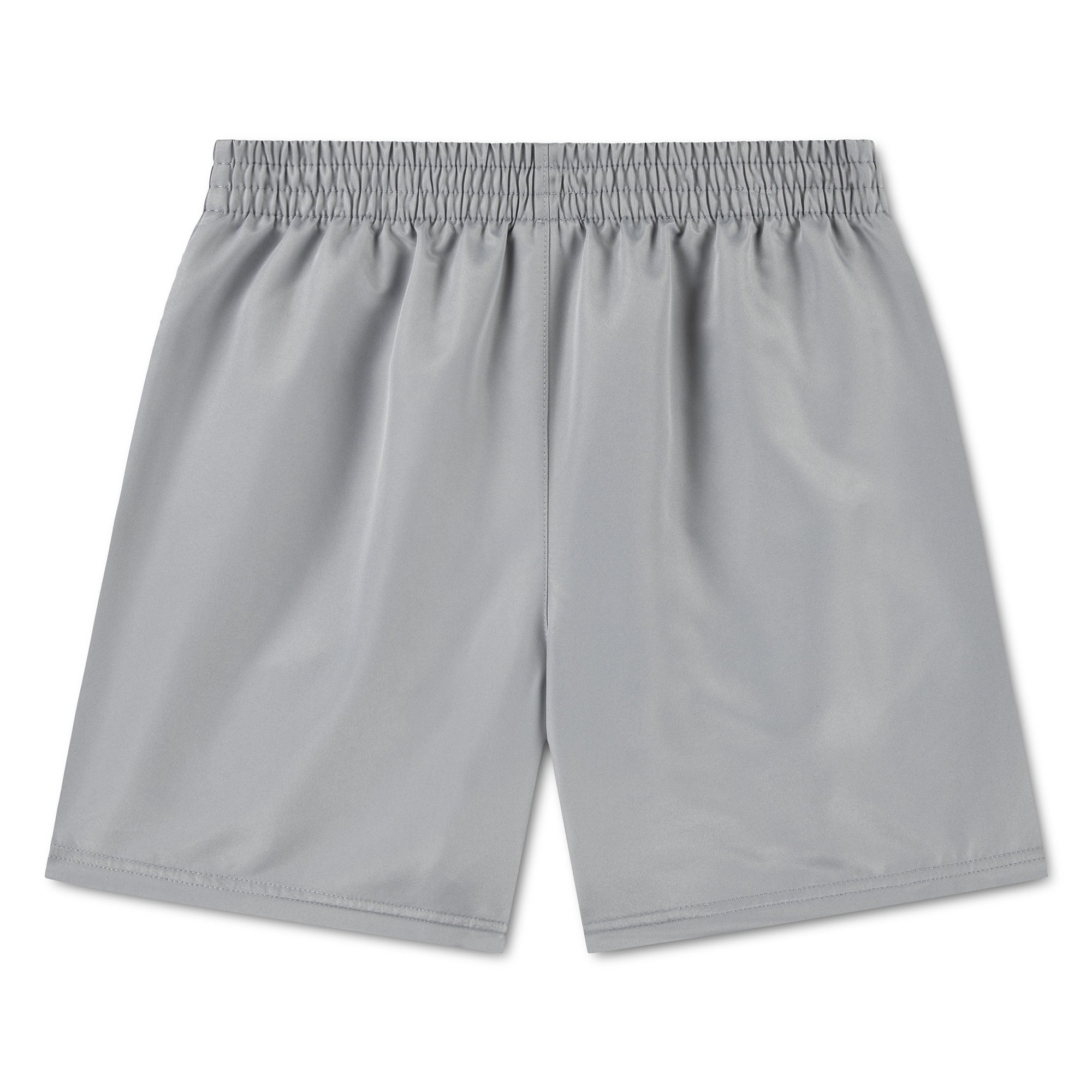 andwang Kirakira short pants gray グレー Big Kids' Lockup Defense Badge Shorts | Gray – 3BRAND