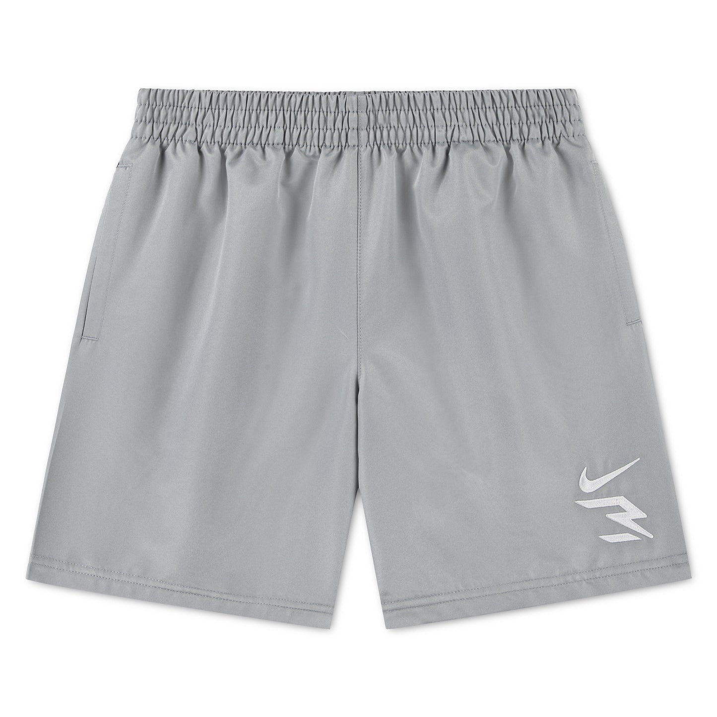 Big Kids' Lockup Defense Badge Shorts | Gray