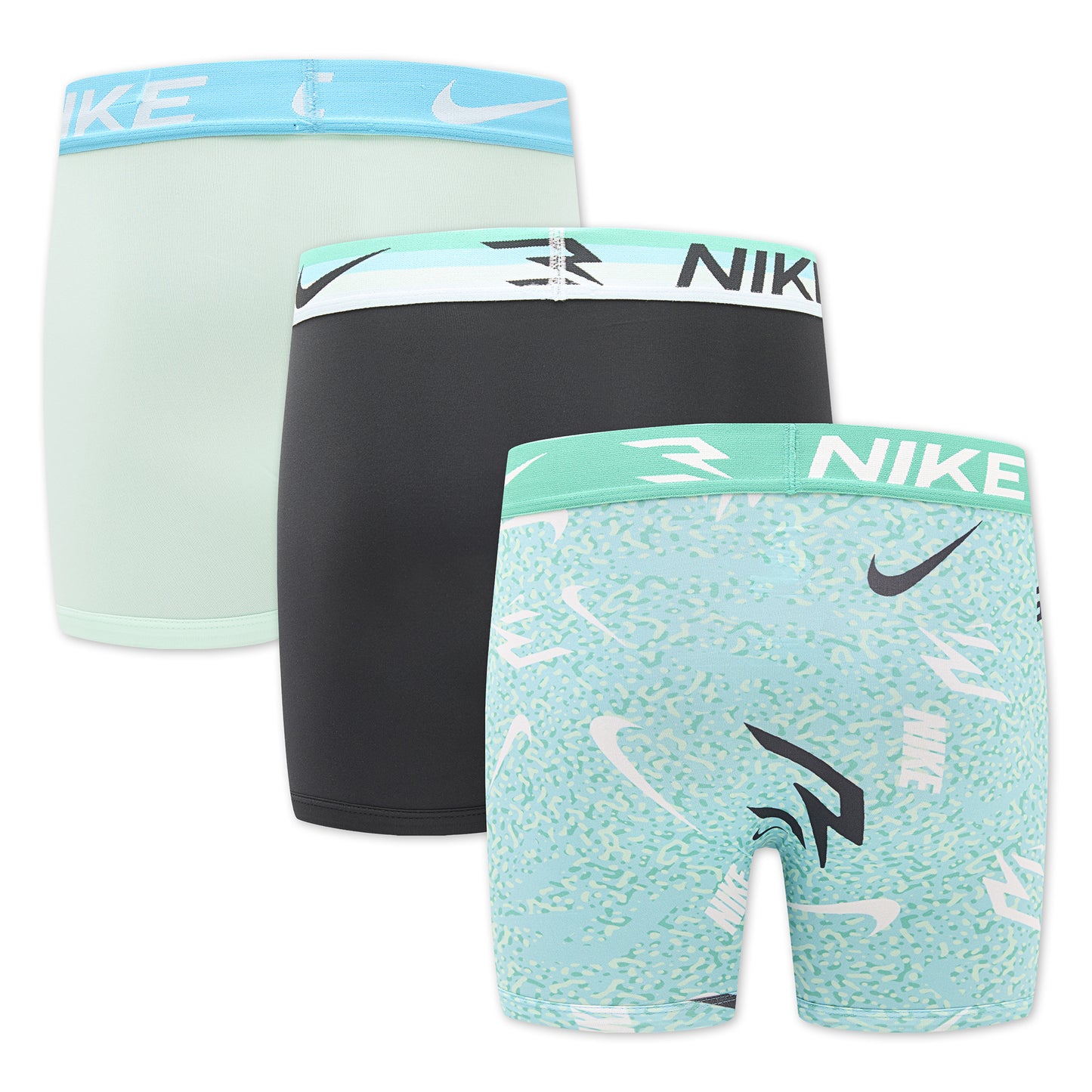 Big Kids' Dri-FIT Logo Toss Boxer Briefs (3 Pairs)